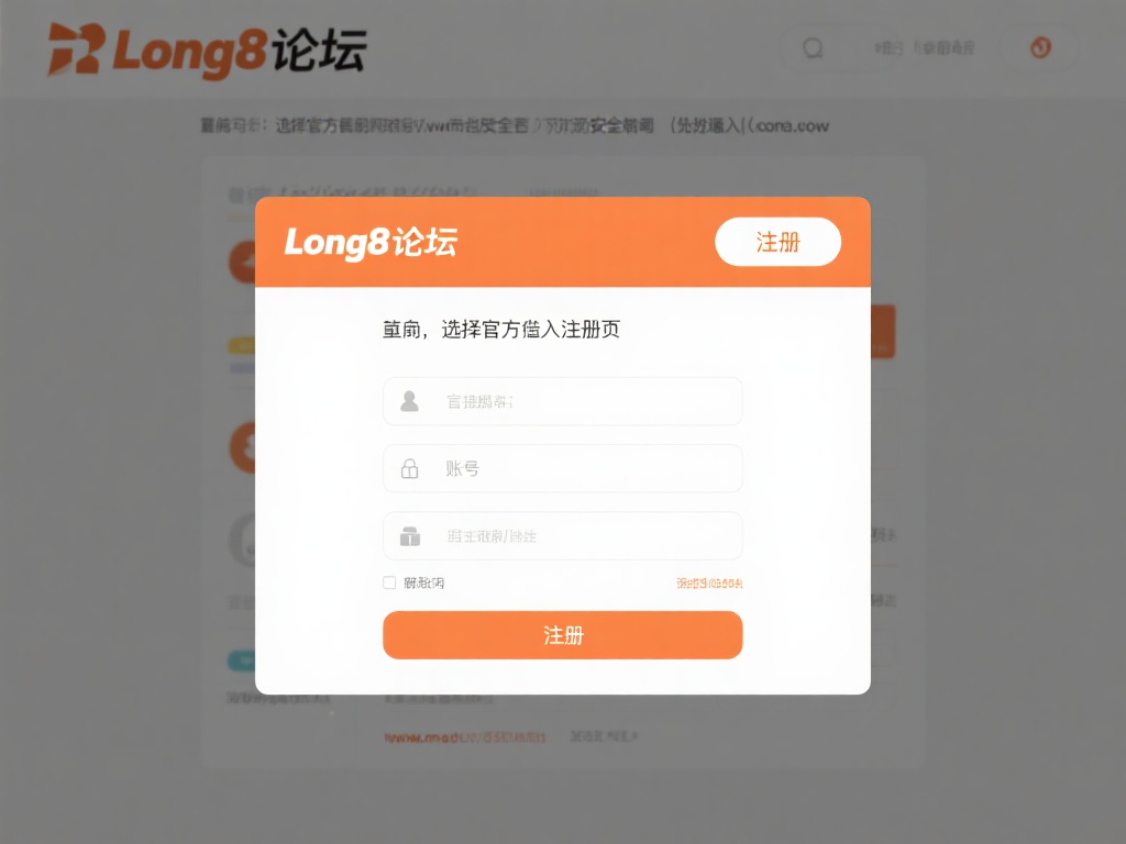 long8论坛注册全攻略:新手必读详细教学指南 第一步:选择官网并进入注册页面
访问Long8论