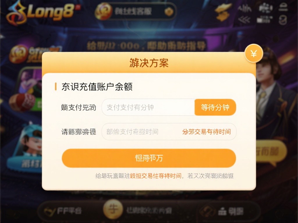 解决方案：首先，确认充值账户余额或支付方式的有效性